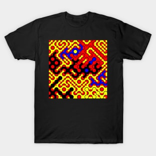 Truchet Tiles v011 T-Shirt